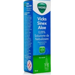 Vicks Sinex Aloe Nebulizzatore decongestionante nasale 15 ml