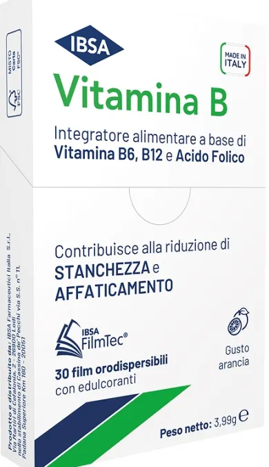 Vitamina B Ibsa Integratore Alimentare 30 film orali