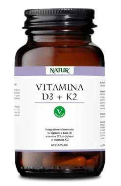 Vitamina D3+K2 Integratore Alimentare 60 capsule