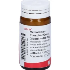 Wala Meteoreisen Phosphor Quarz Omeopatico Globuli 20g