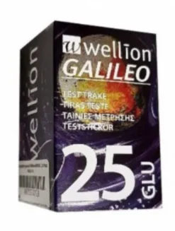 Wellion Galileo Strips 25 strisce per la glicemia