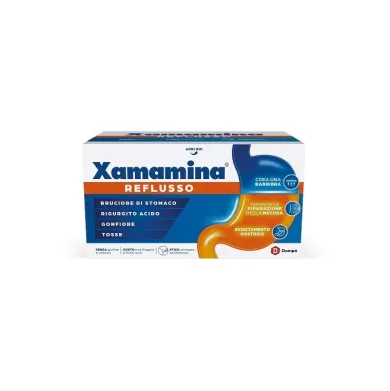 Xamamina Reflusso 25 Stick da 20 ml Uva, Fragola e Frutti Rossi