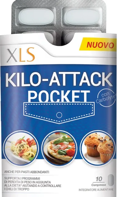 Xl-s Kilo Attack per perdere peso Pocket 10 compresse