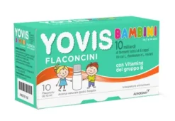 Yovis Bambini Fragola Integratore Alimentare 10 flaconcini 10 ml