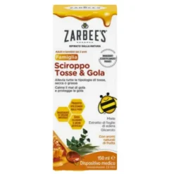 Zarbee's Sciroppo Tosse e Gola flacone da 150 ml