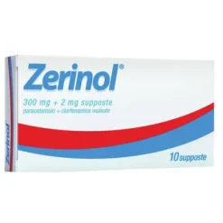 ZERINOL 10 SUPPOSTE 300 MG + 2 MG