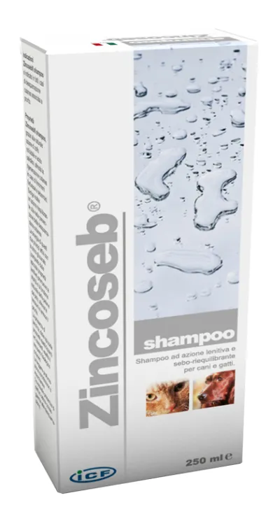 Zincoseb Shampoo lenitivo per cani e gatti 250 ml