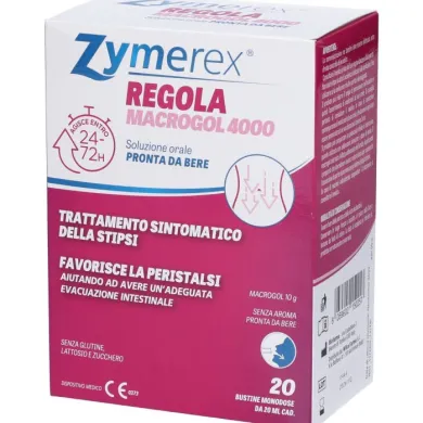 Zymerex Regola per la costipazione acuta e cronica 20 buste
